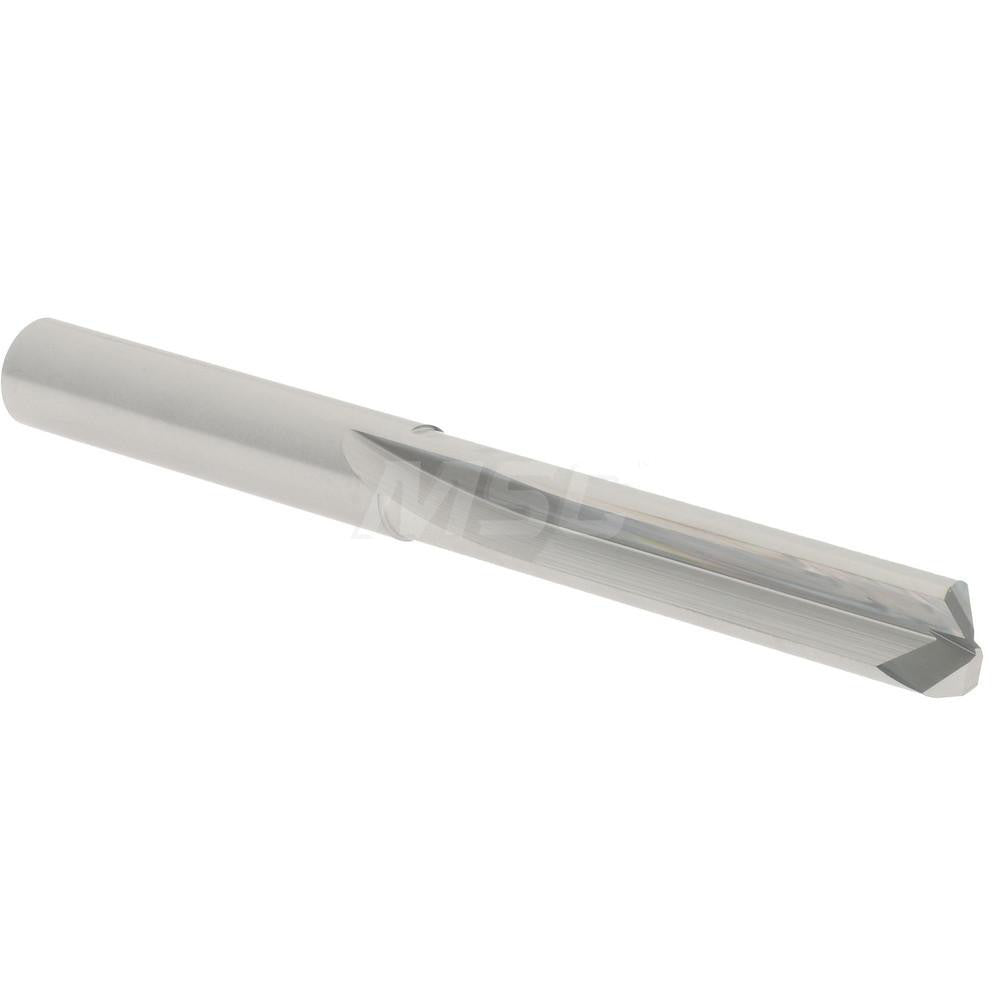 Hertel 74129230 Straight-Flute Drill Bit 1/4" Dia, 140 deg Point, Solid Carbide
