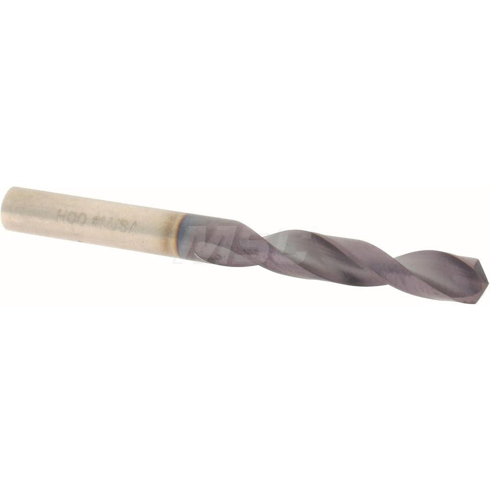 Hertel 74130139 Screw Machine Length Drill Bit #1 (0.2280) Dia, 135 deg, Cobalt