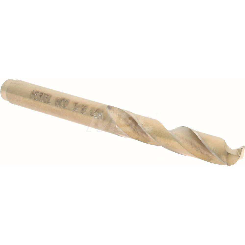 Hertel 74130238 Screw Machine Length Drill Bit 3/16" (0.1875) Dia, 135 deg, Cobalt