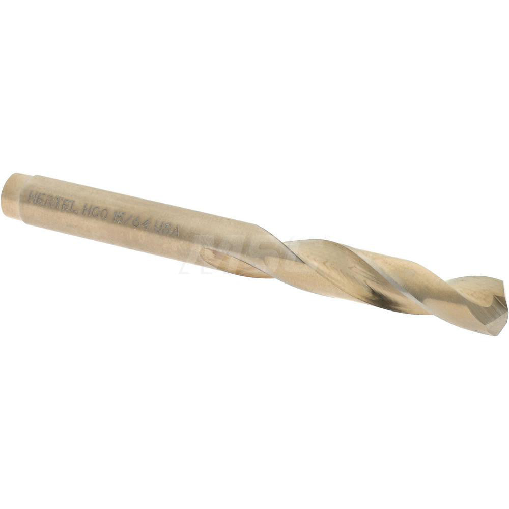 Hertel 74130261 Screw Machine Length Drill Bit 15/64" (0.2344) Dia, 135 deg, Cobalt