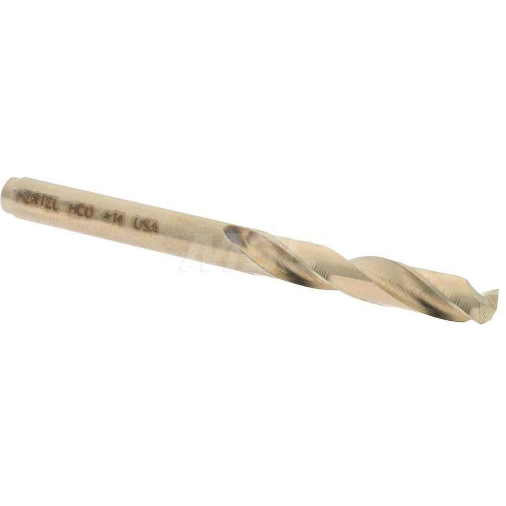 Hertel 74130659 Screw Machine Length Drill Bit #14 (0.1820) Dia, 135 deg, Cobalt