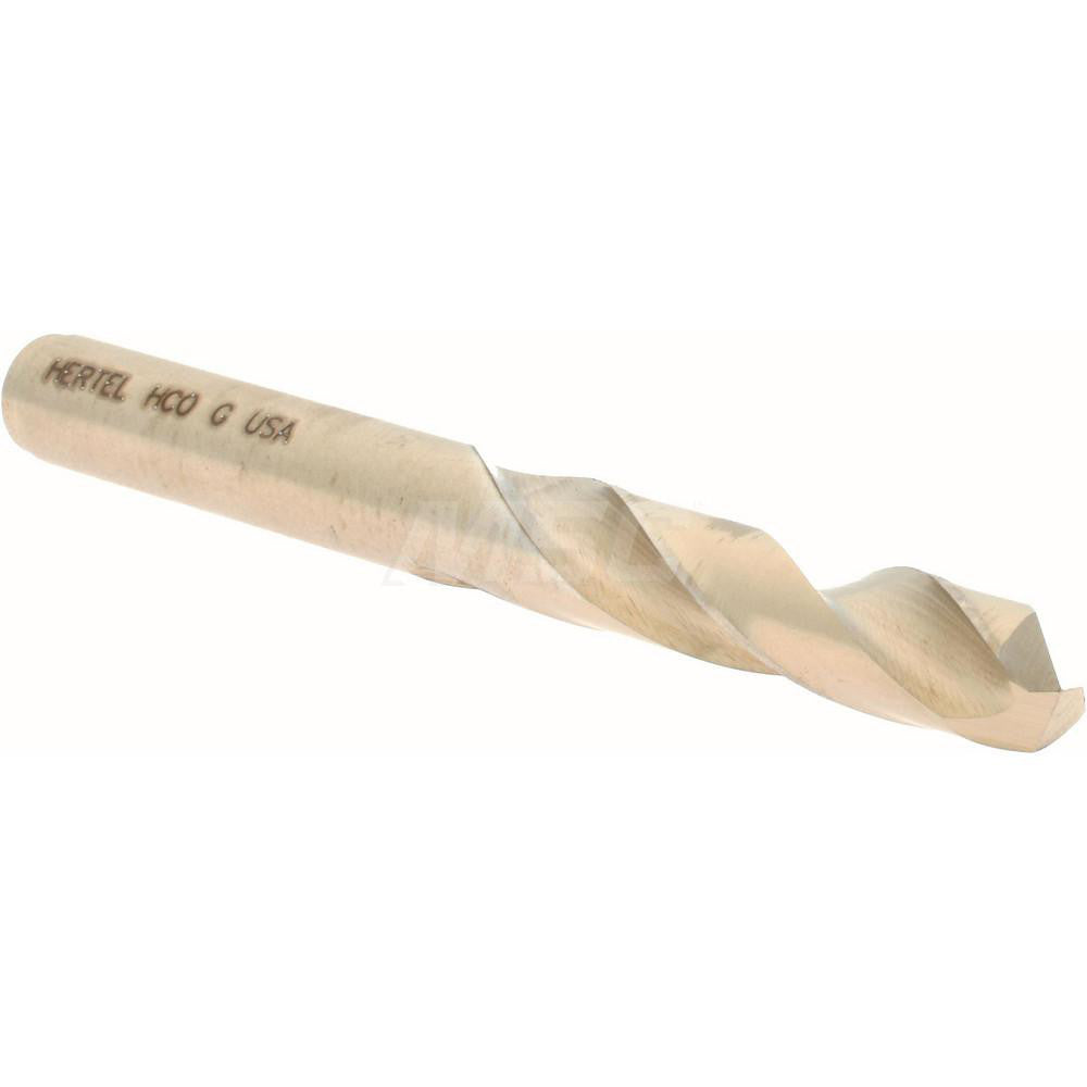 Hertel 74131186 Screw Machine Length Drill Bit Letter G, (0.2610) Dia, 135 deg, Cobalt