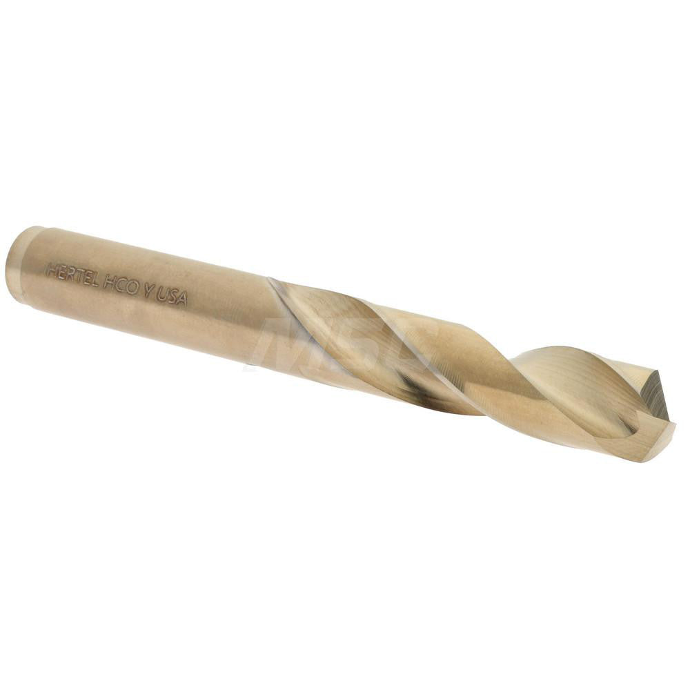 Hertel 74131368 Screw Machine Length Drill Bit Letter Y, (0.4040) Dia, 135 deg, Cobalt