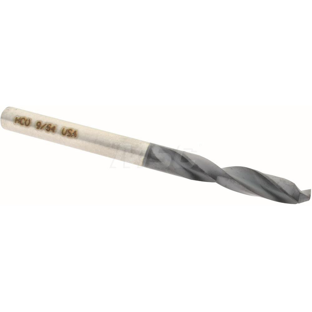 Hertel 74131426 Screw Machine Length Drill Bit 9/64" (0.1406) Dia, 135 deg, Cobalt