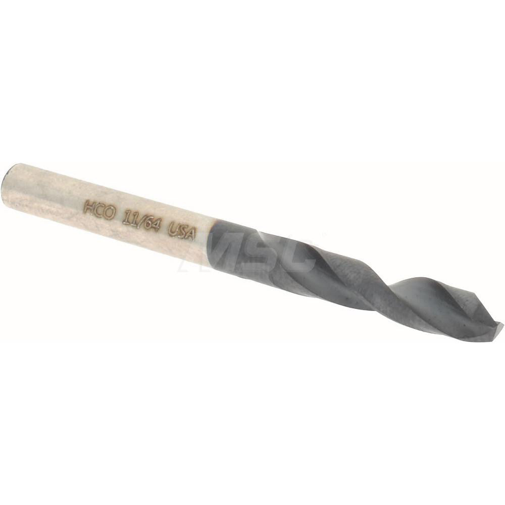 Hertel 74131442 Screw Machine Length Drill Bit 11/64" (0.1719) Dia, 135 deg, Cobalt