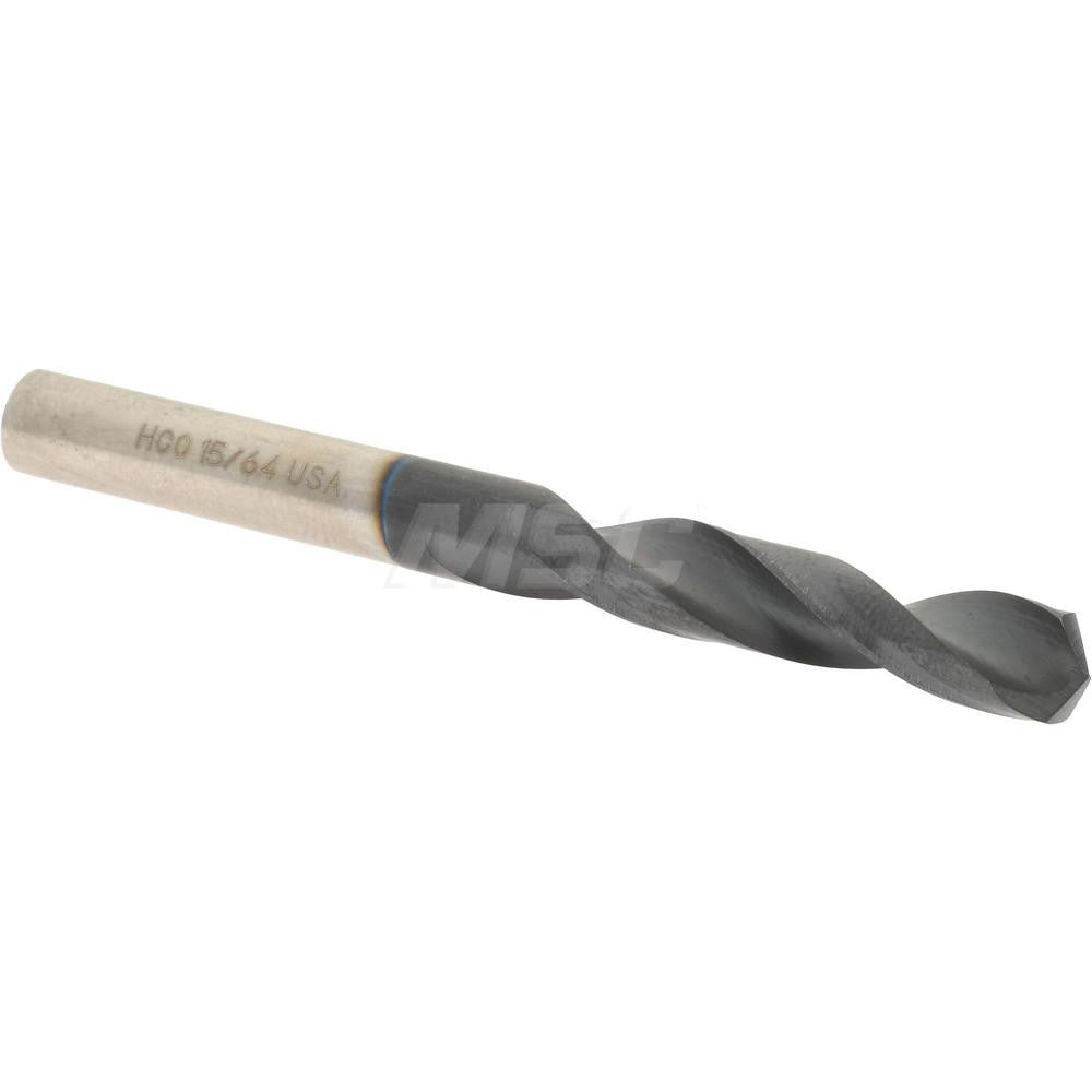 Hertel 74131483 Screw Machine Length Drill Bit 15/64" (0.2344) Dia, 135 deg, Cobalt