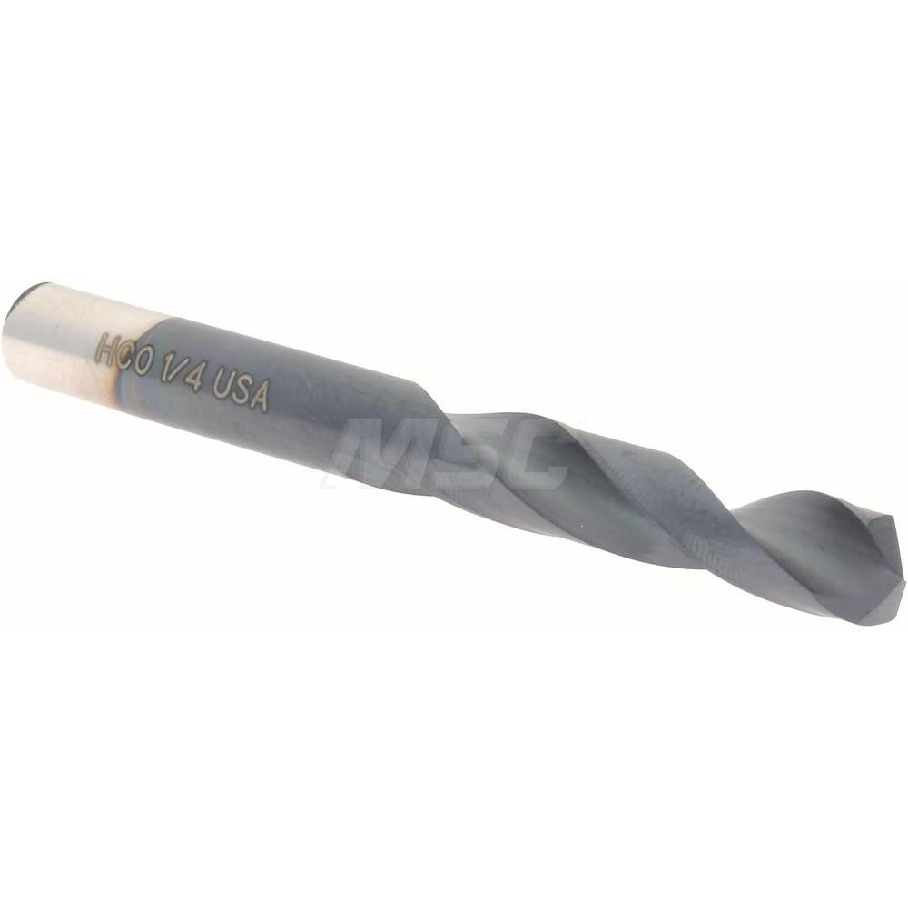 Hertel 74131491 Screw Machine Length Drill Bit 1/4" (0.2500) Dia, 135 deg, Cobalt