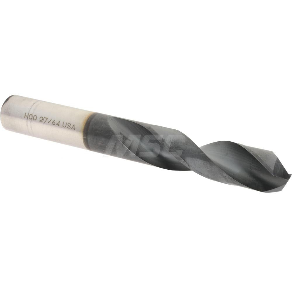 Hertel 74131608 Screw Machine Length Drill Bit 27/64" (0.4219) Dia, 135 deg, Cobalt