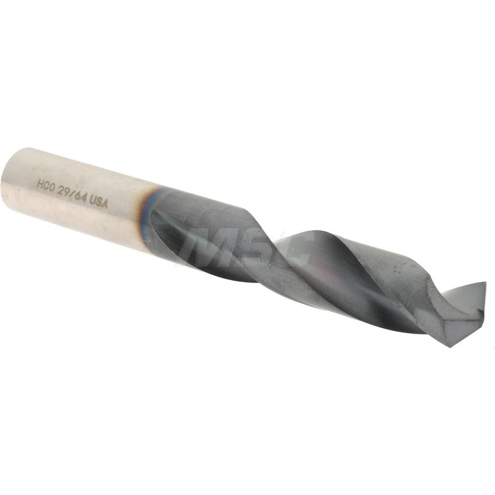 Hertel 74131624 Screw Machine Length Drill Bit 29/64" (0.4531) Dia, 135 deg, Cobalt