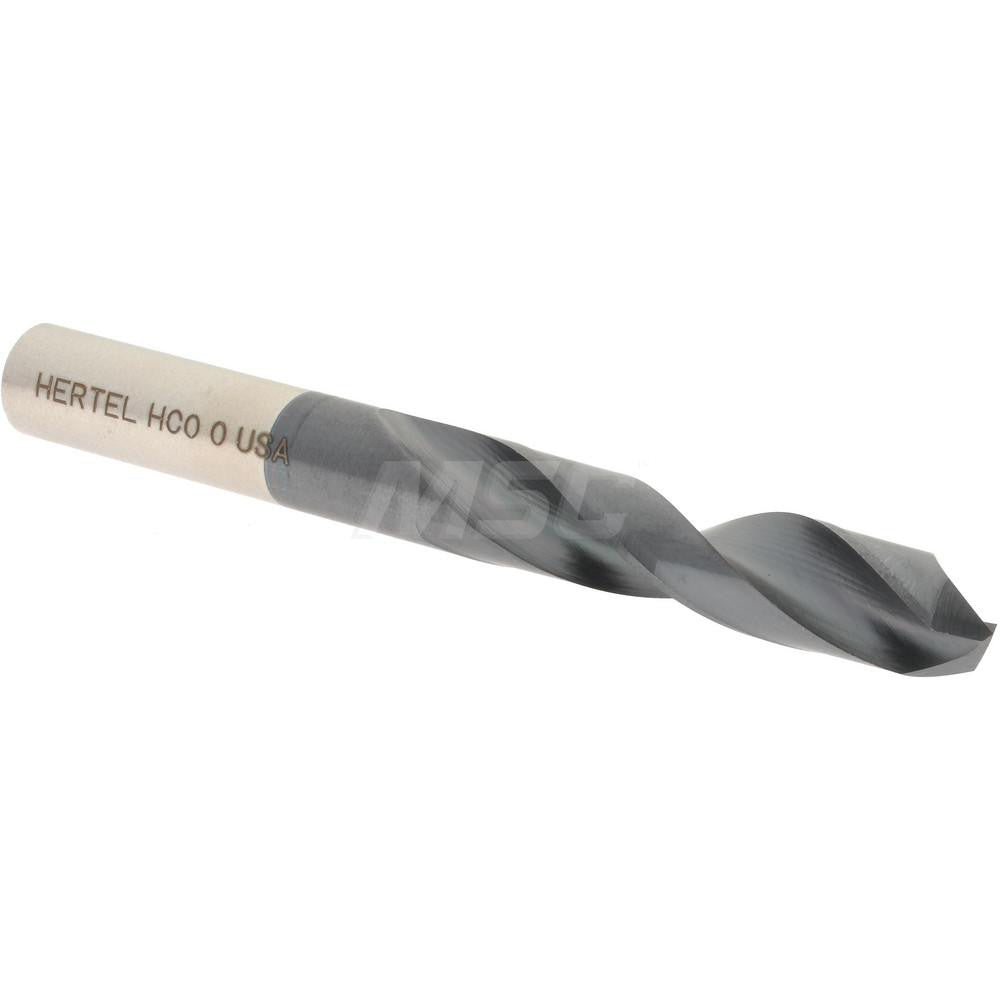 Hertel 74131889 Screw Machine Length Drill Bit Letter O, (0.3160) Dia, 135 deg, Cobalt