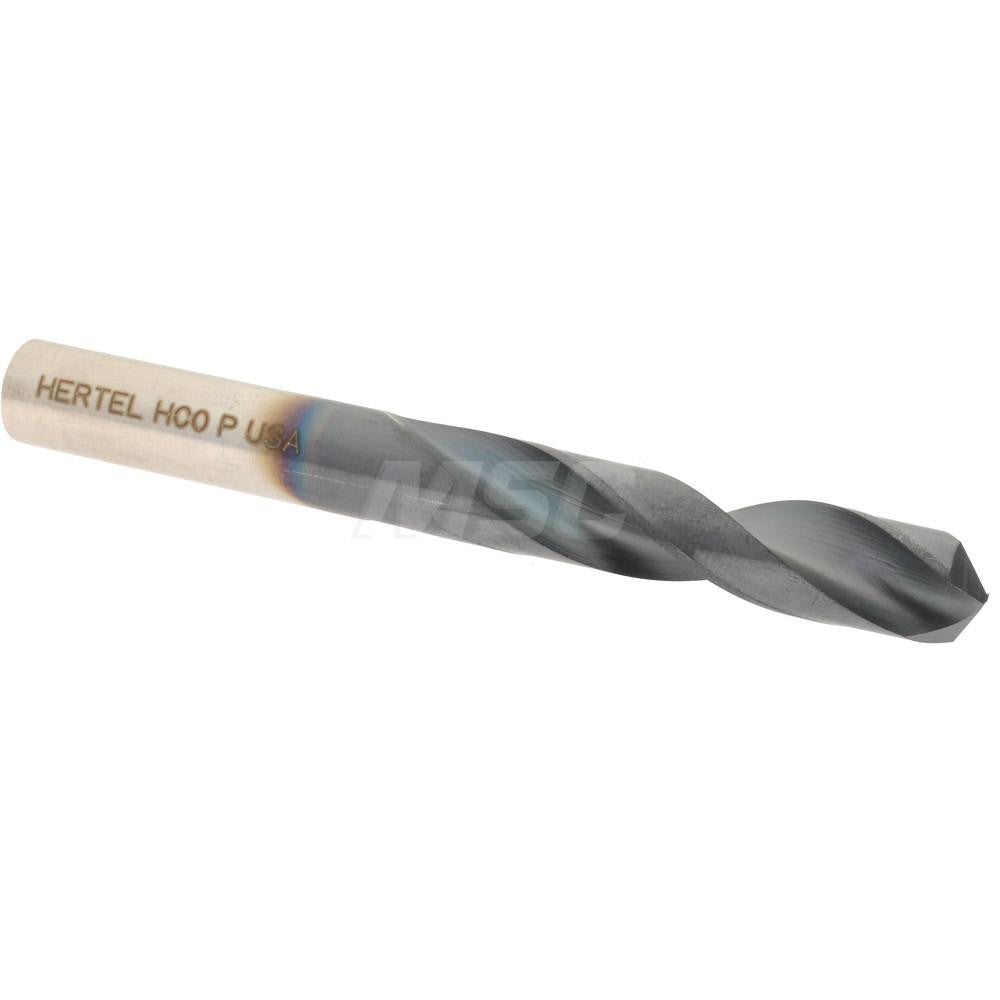 Hertel 74131897 Screw Machine Length Drill Bit Letter P, (0.3230) Dia, 135 deg, Cobalt