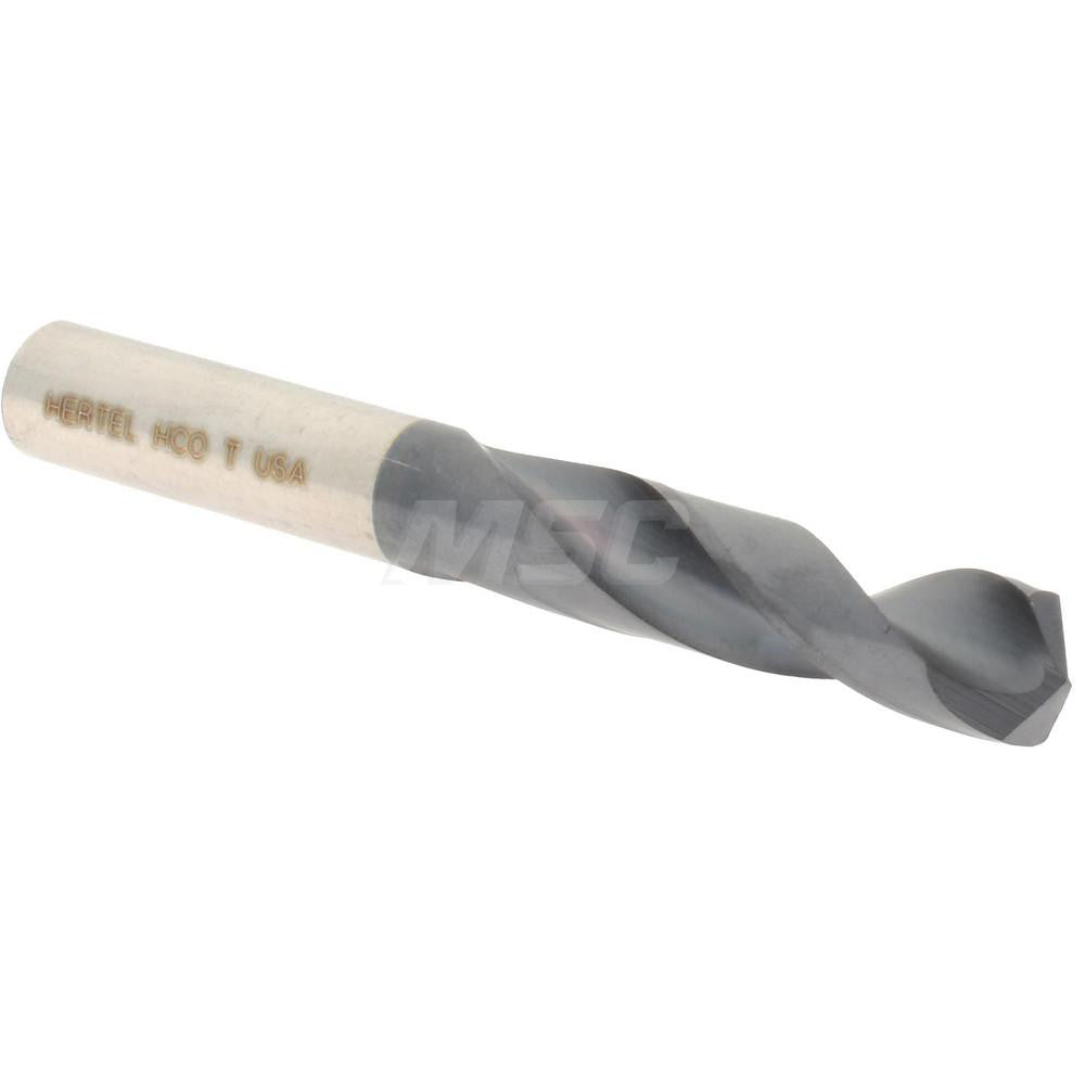 Hertel 74131939 Screw Machine Length Drill Bit Letter T, (0.3580) Dia, 135 deg, Cobalt