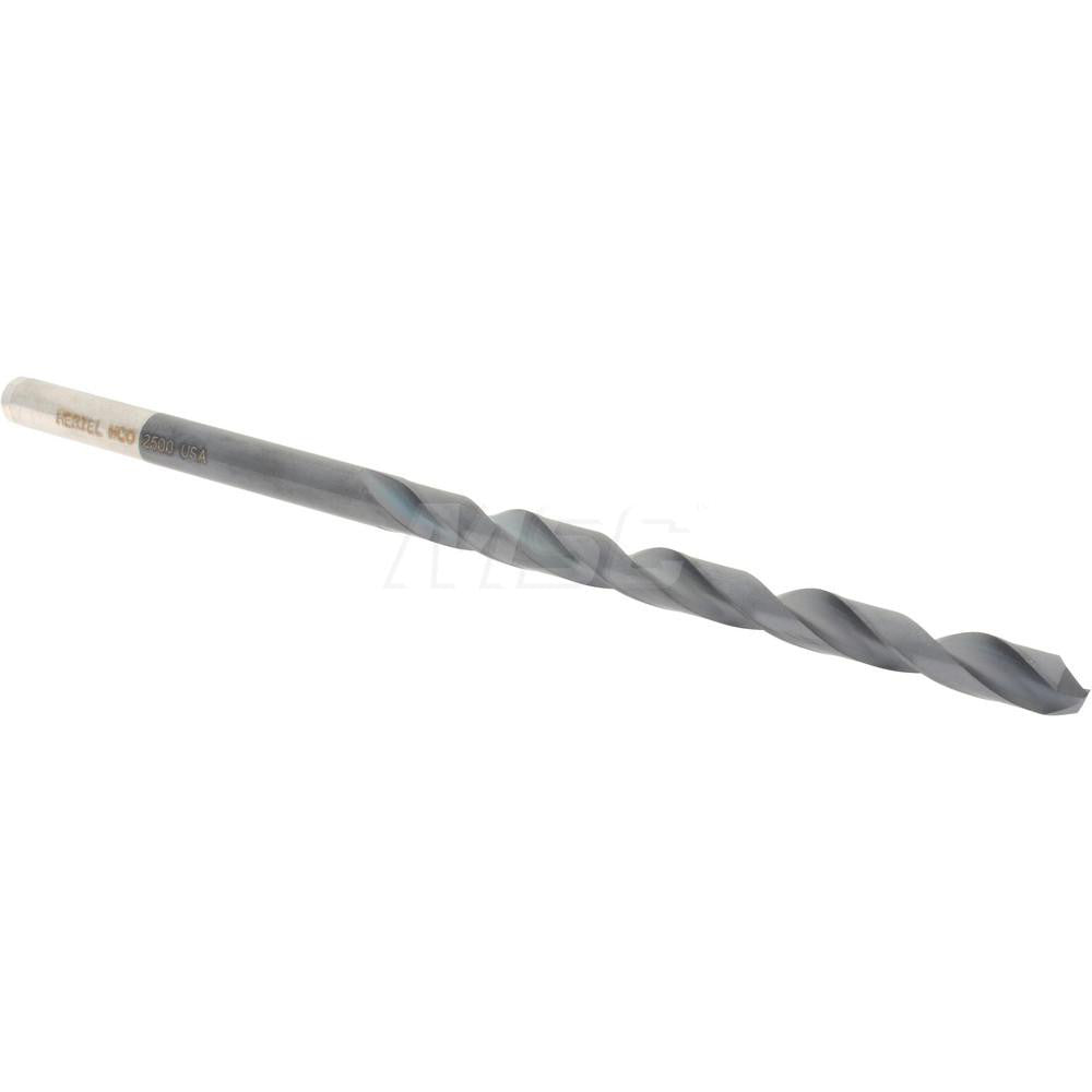 Hertel 950-A0001242 Taper Length Drill Bit Letter E (0.2500) Dia, 135 deg, Cobalt