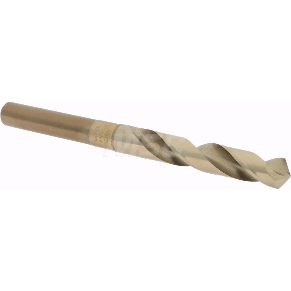 Hertel 74147448 Reduced Shank Drill Bit 35/64'' Dia, 1/2'' Shank Dia, 118 °, Cobalt
