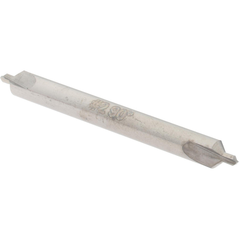 Hertel 300-003004 Combo Drill & Countersink #2, 3/16" Body Dia, Solid Carbide