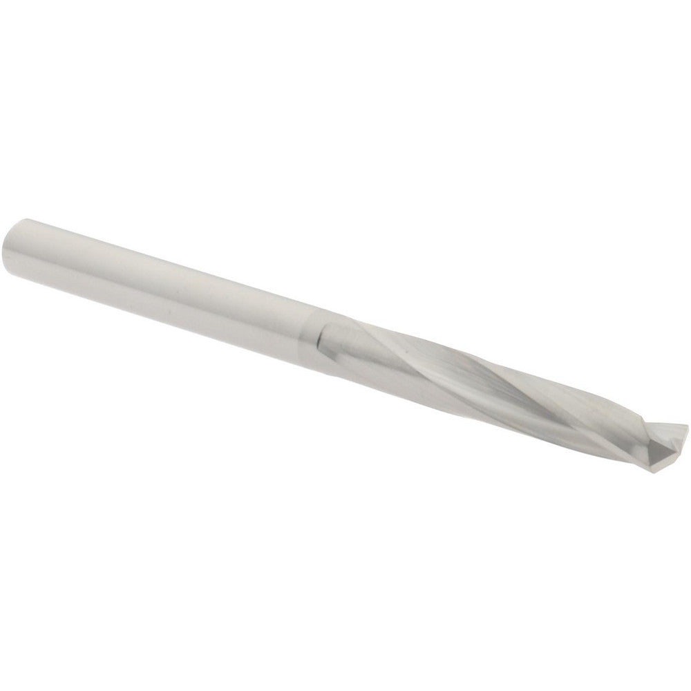 Hertel 74148826 Screw Machine Length Drill Bit 0.1575" Dia, 135 &deg, Solid Carbide