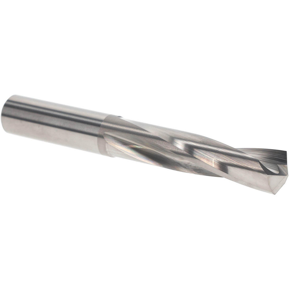 Hertel 74149071 Screw Machine Length Drill Bit 1/2" Dia, 135 &deg Point, Solid Carbide