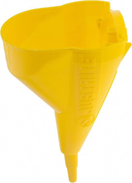 Justrite Mfg. Company 11202Y 11-1/4 Inch Long, Safety Can Poly Funnel