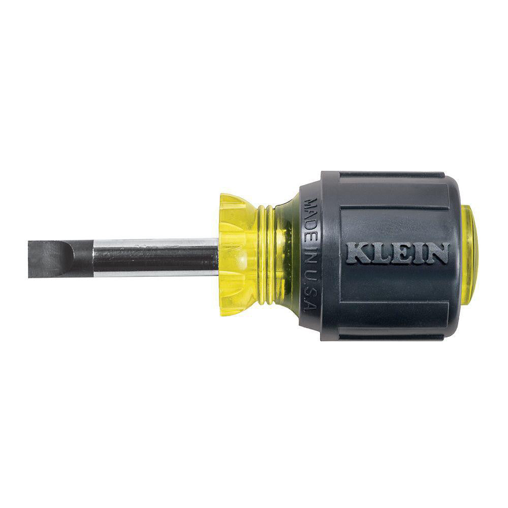 Klein Tools 600-1 Slotted Screwdriver 5/16" Width, 3-7/16" OAL, 1-1/2" Blade Length