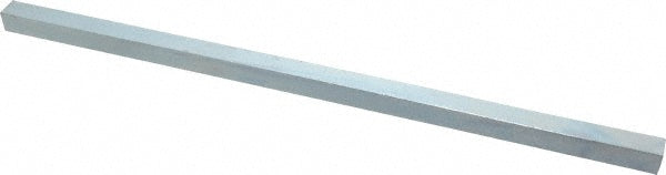 Mak-A-Key 3104370437-12 Undersized Key Stock 7/16" High, 7/16" Wide, 12" Long, Steel, Zinc-Plated