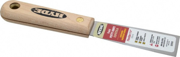 Hyde Tools 07010 Putty Knife Steel, 1-1/4" Wide