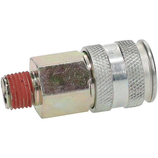 Value Collection 2348072531 Pneumatic Hose Coupling 1/4" Thread, 1/4" Body Dia, Universal Interchange
