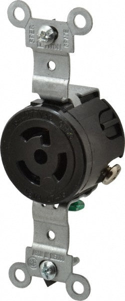 Leviton 4760 277 VAC, 15 Amp, L7-15R NEMA, Self Grounding Receptacle