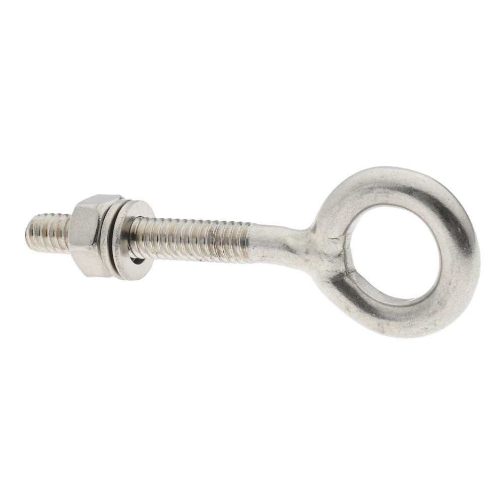 Value Collection SSE3-3/16 1/4-20, Electropolished Finish, Stainless Steel Wire Turned Closed Eye Bolt