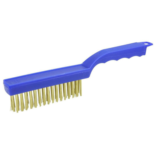 Weiler 73218 Scratch Brush 4 Row, 16 Column, Brass
