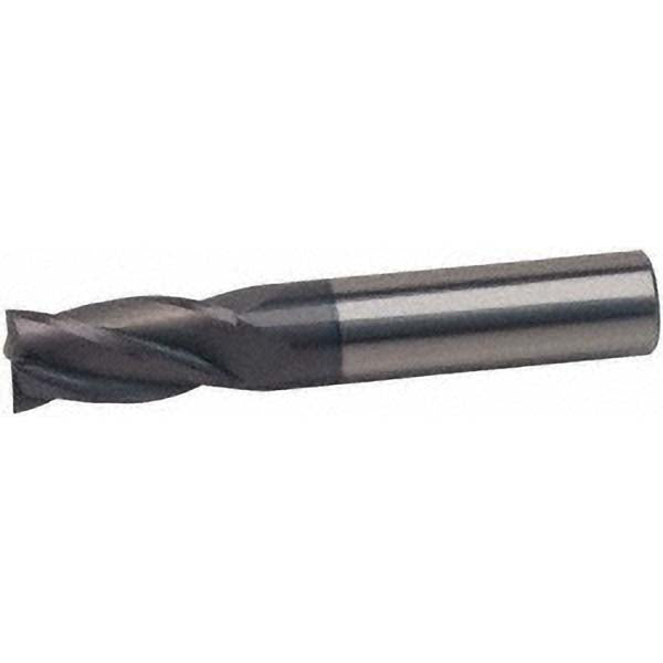 Hertel 77925303 Square End Mill 0.0938" Dia, 0.1875" LOC, 4 Flute, Solid Carbide
