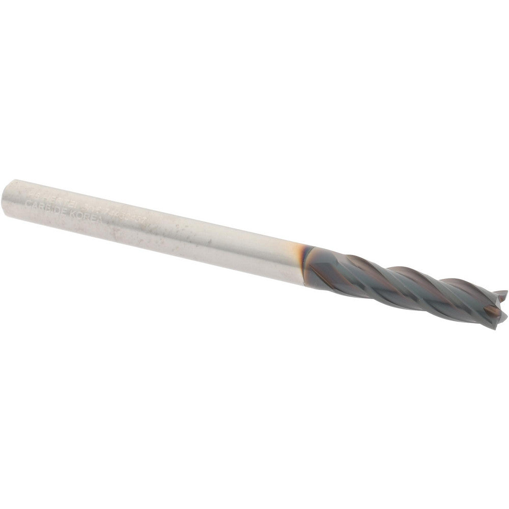Hertel 74453457 Square End Mill 3/16" Dia, 3/4" LOC, 4 Flute, Solid Carbide