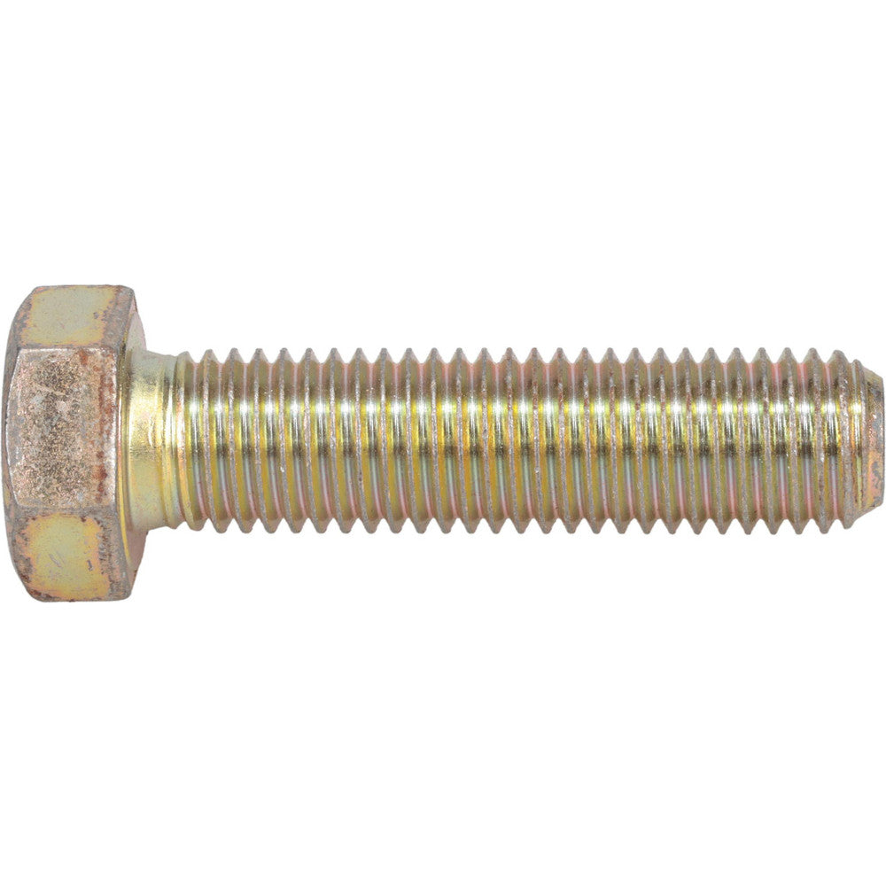 HHCS Made In USA MSC74455379-1 Hex Head Cap Screw 3/4-10, 3" Length Under Head, Grade 8 Steel, Yellow Zinc Dichromate Finish