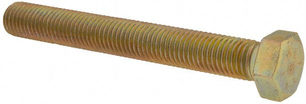 Big Bolt Corporation 34106FT8ZYDOM Hex Head Cap Screw 3/4-10 x 6", Grade 8 Steel, Zinc Yellow Dichromate Finish