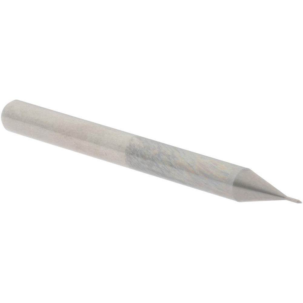 Hertel 30200800 0.2mm, 130&deg Drill Point, 1/8" Shank Diam, Regular Spiral Circuit Board Drill Bit
