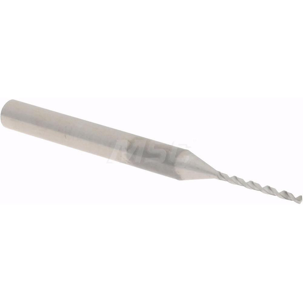 Hertel 30203500 #65, 130&deg Drill Point, 1/8" Shank Diam, Fast Spiral Circuit Board Drill Bit
