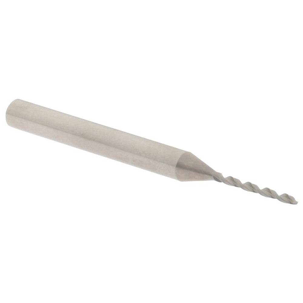 Hertel 30203900 #61, 130&deg Drill Point, 1/8" Shank Diam, Fast Spiral Circuit Board Drill Bit