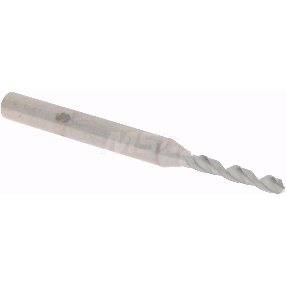 Hertel 30207000 #50, 130&deg Drill Point, 1/8" Shank Diam, Fast Spiral Circuit Board Drill Bit