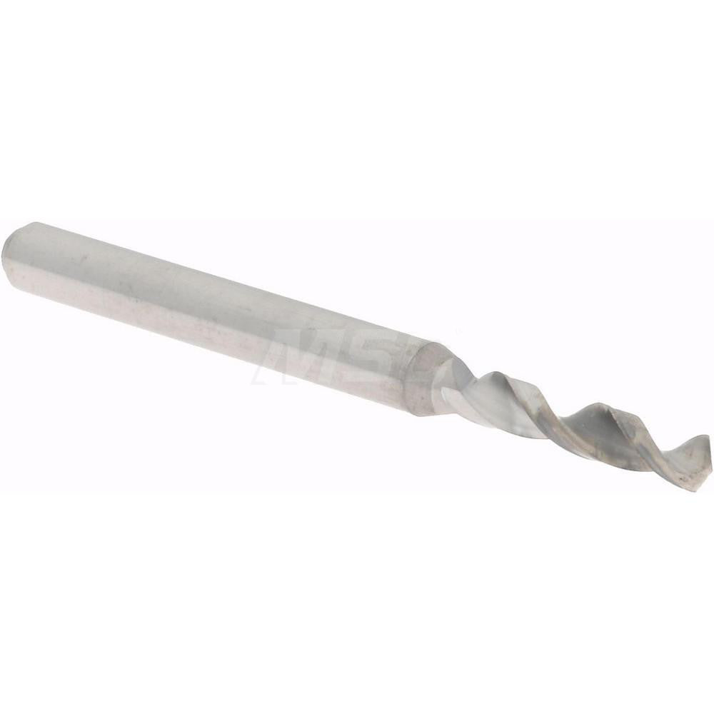 Hertel 30209350 #42, 130&deg Drill Point, 1/8" Shank Diam, Fast Spiral Circuit Board Drill Bit