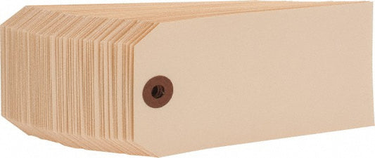 AccuformNMC BPT2 Blank Tag Rectangle, Synthetic Paper, "Blank"