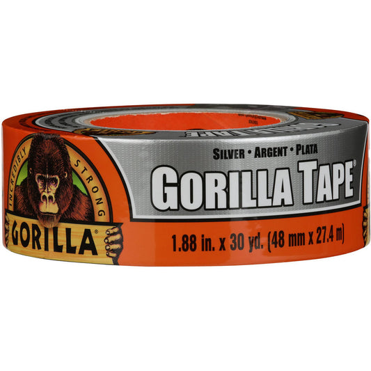 Gorilla Glue 105634 Duct Tape 1.8800" Wide, 90' Long, 16.75 mil Thick, Polyethylene Cloth