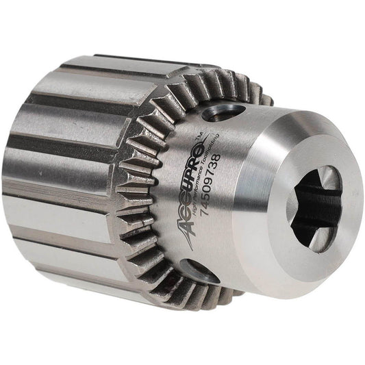 Accupro CY01610000MSC Drill Chuck 1/32 to 5/8" Capacity, Threaded Mount, 1/2-20 in