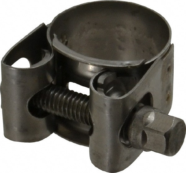 Mikalor 301303-2 T-Bolt Hose Clamp 0.83 to 0.91" Hose, 45/64" Wide, Stainless Steel