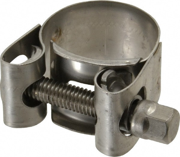 Mikalor 301304-0 T-Bolt Hose Clamp 0.91 to 0.98" Hose, 45/64" Wide, Stainless Steel