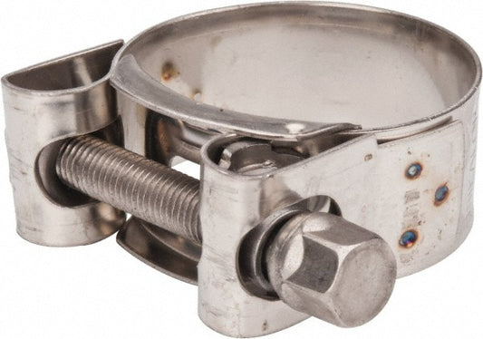 Mikalor 301310-4 T-Bolt Hose Clamp 1.46 to 1.57" Hose, 25/32" Wide, Stainless Steel