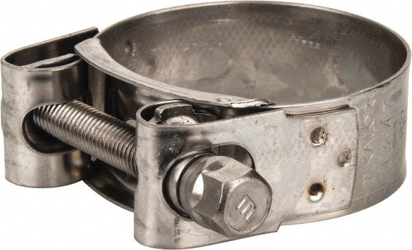 Mikalor 301312-0 T-Bolt Hose Clamp 1.69 to 1.85" Hose, 25/32" Wide, Stainless Steel