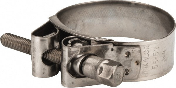 Mikalor 301315-5 T-Bolt Hose Clamp 2.17 to 2.32" Hose, 25/32" Wide, Stainless Steel