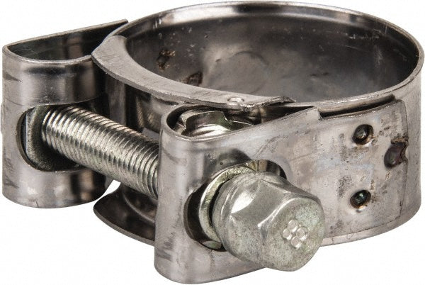 Mikalor 301909-8 T-Bolt Hose Clamp 1.34 to 1.46" Hose, 25/32" Wide, Stainless Steel