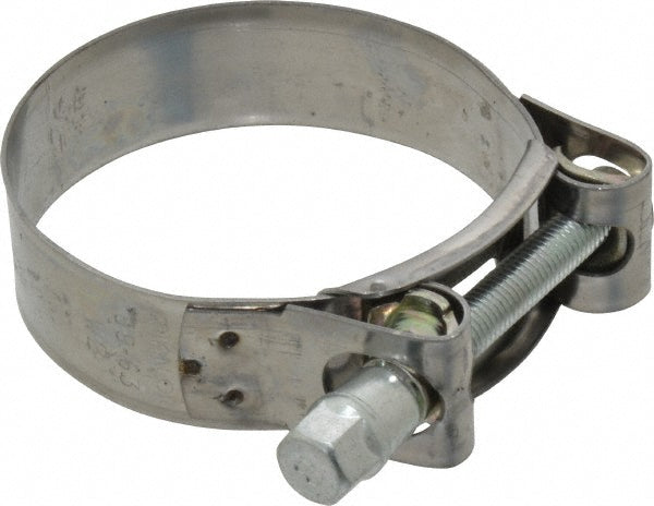 Mikalor 301916-0 T-Bolt Hose Clamp 2.32 to 2.48" Hose, 25/32" Wide, Stainless Steel