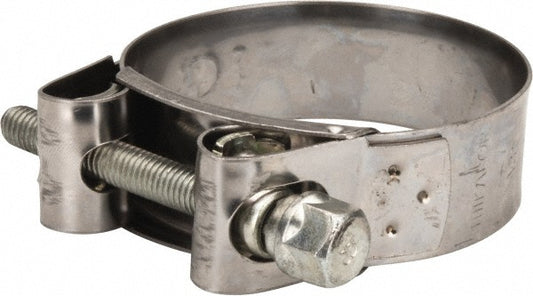 Mikalor 301918-6 T-Bolt Hose Clamp 2.68 to 2.87" Hose, 63/64" Wide, Stainless Steel