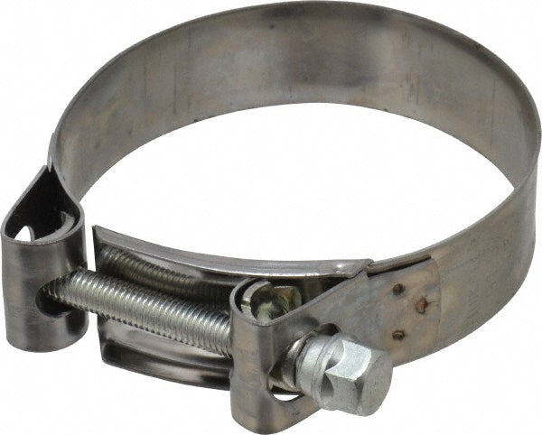 Mikalor 301922-3 T-Bolt Hose Clamp 3.58 to 3.82" Hose, 63/64" Wide, Stainless Steel
